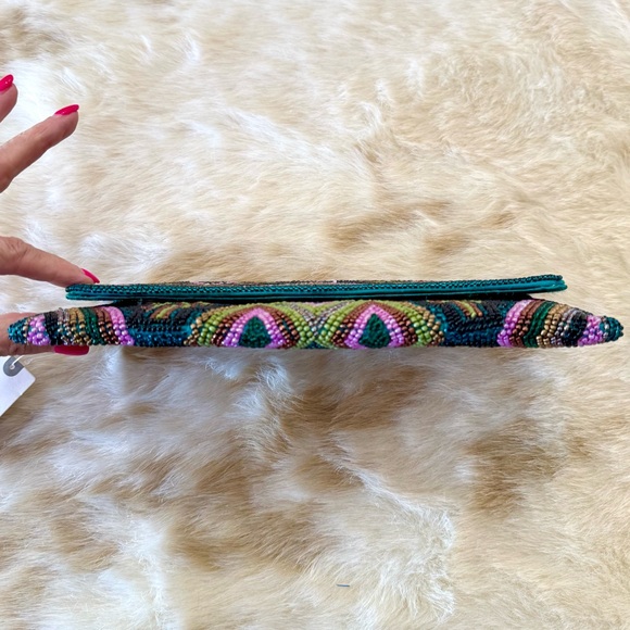 Anthropologie Multicolor Beaded Clutch - Picture 8 of 13